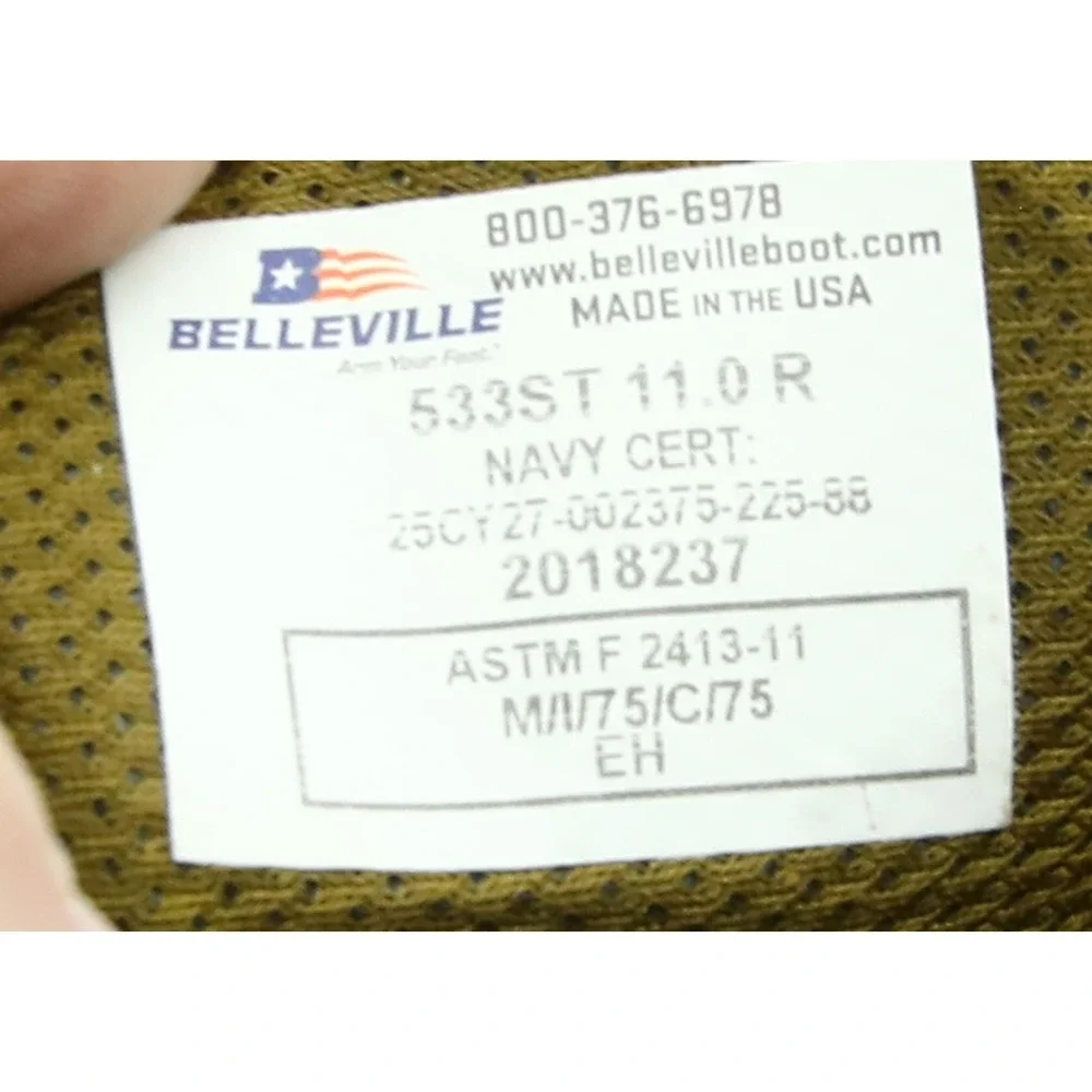 Belleville 533ST Navy Certified Sabre Hybrid Assault Boots Steel Toe Coyote 11R